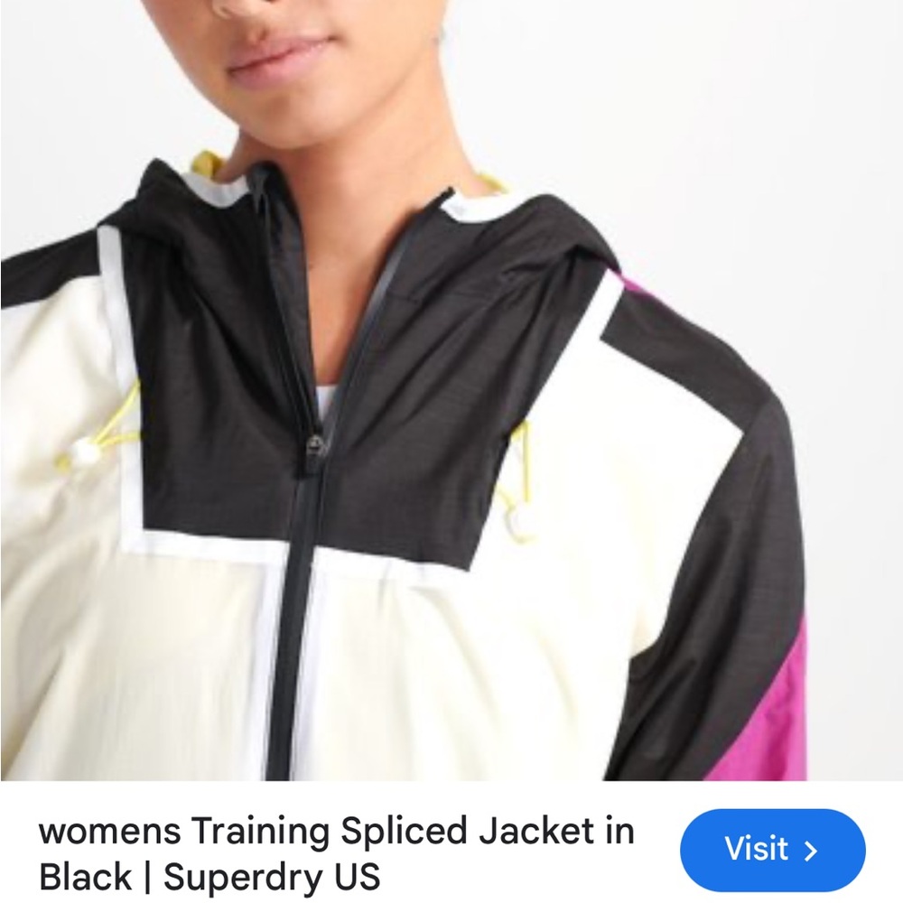 Windbreaker Colorblock Jacket Size 42/M